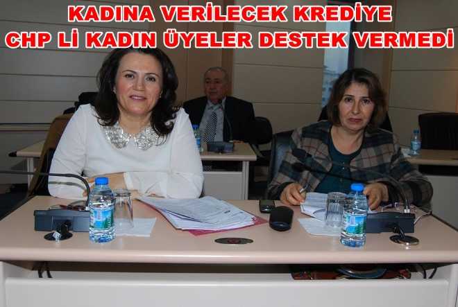 KADINLARA VERİLECEK KREDİYE ONAY VERMEDİLER