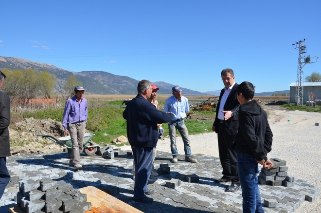 BAŞKAN GÜRCAN GÜVEN ÇALIŞMALARI DENETLEDİ