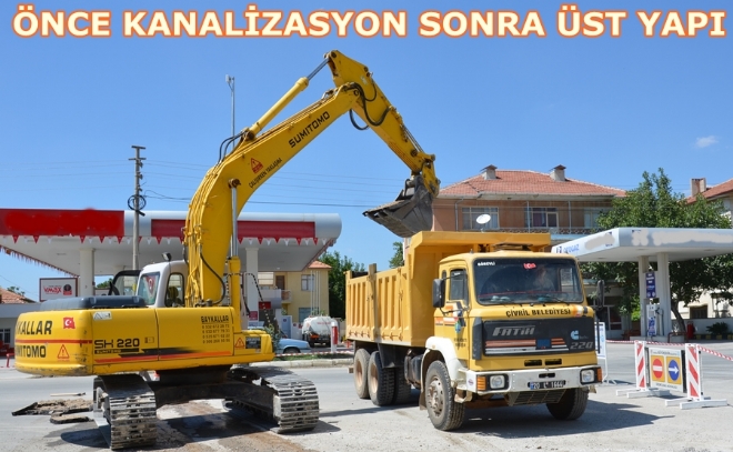 KANALİZASYON ÇALIŞMALARI BAŞLADI