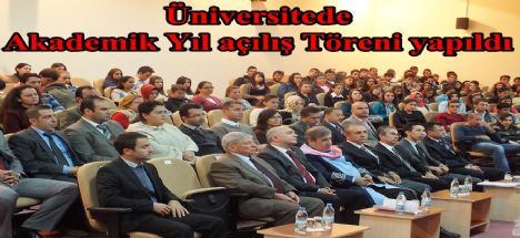 Akademik yıl Törenle Açıldı