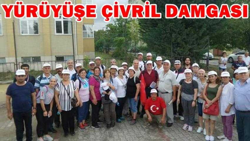 ADALET YÜRÜYÜŞÜNE ÇİVRİL DAMGASI