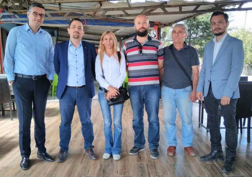 ADM ELEKTİRİK DAĞITIM BASIN, KAYMAKAM VE MUHTARLARI ZİYARET ETTİ