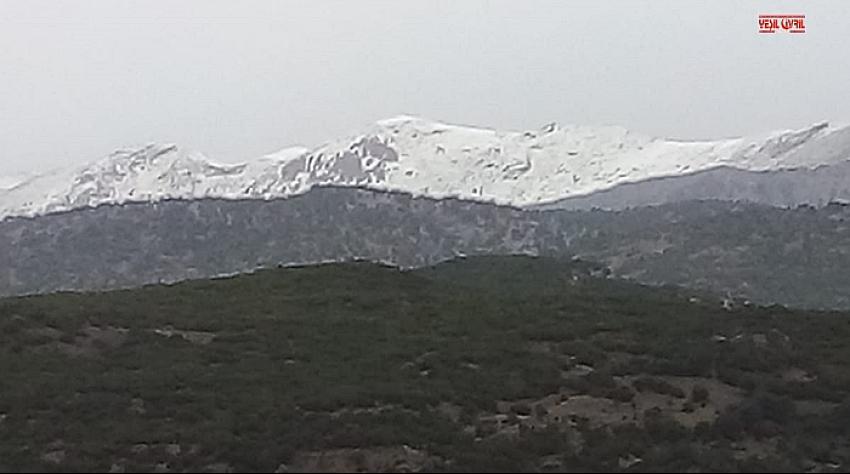 AKDAĞ HAZİRANDA BEYAZA BÜRÜNDÜ