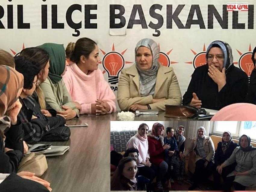 DENİZLİ AK PARTİ KADIN KOLLARI ÇİVRİL'İ ZİYARET ETTİ