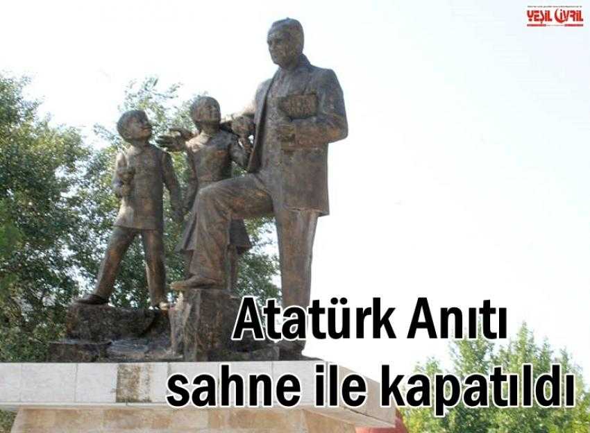 ATATÜRK ANITININ ÖNÜ KAPATILDI