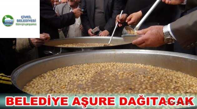 AŞURE DAĞITIMINA TÜM ÇİVRİL DAVETLİ