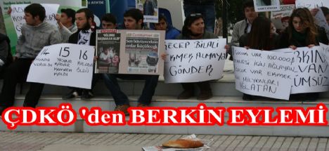 ÇDKÖ'den BERKİN Eylemi