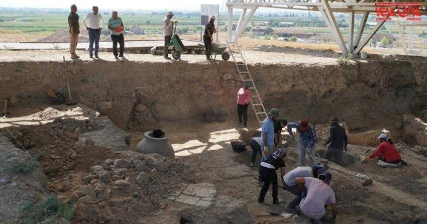 BEYCE SULTAN HÖYÜĞÜNDE YENİ DÖNEM KAZI ÇALIŞMALARI BAŞLADI