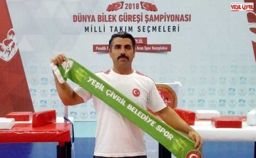 ÇİVRİLLİ MİLLİ SPORCU ÇETİN OĞUZ BİLEK GÜREŞİNDE DERECEYE GİRDİ