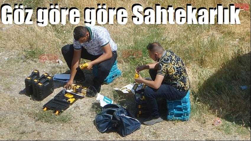 SATMADAN ÖNCE SAHTE ETİKET YAPIŞTIRDILAR