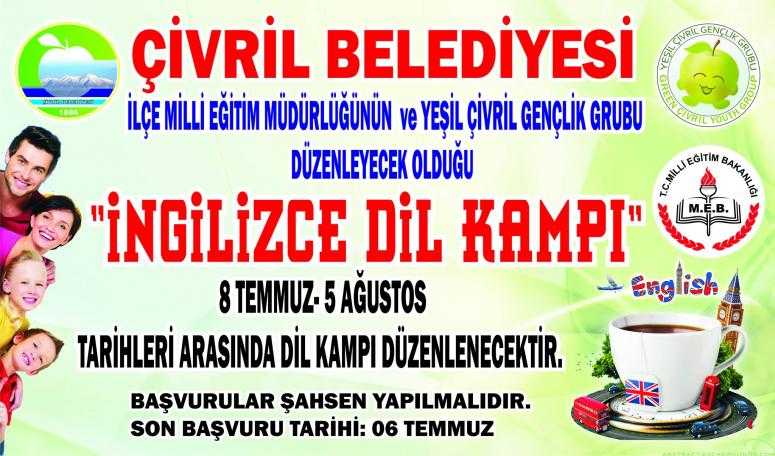 YABANCI DİL KAMPI BAŞLIYOR