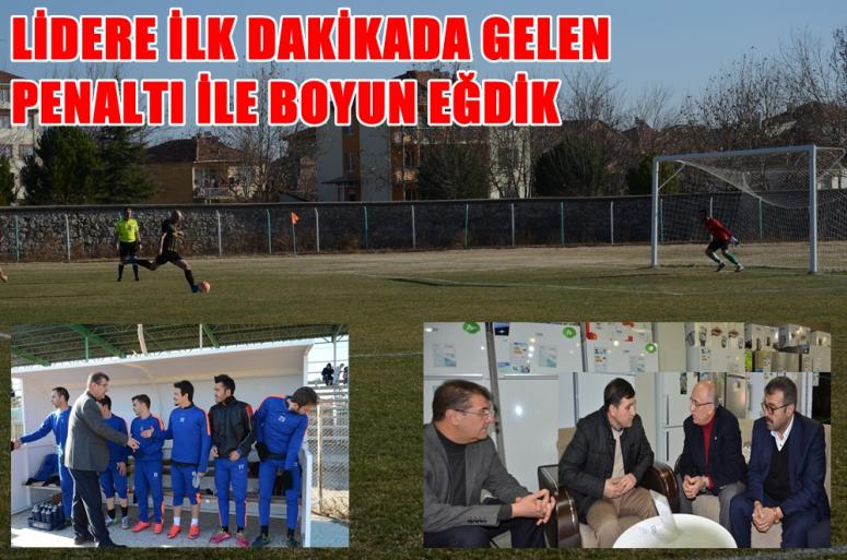 LİDERE 1- 3 İLE TESLİM OLDUK