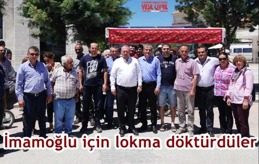 BULKAZ’LI GENÇLER İMAMOĞLU İÇİN LOKMA DÖKTÜRDÜ