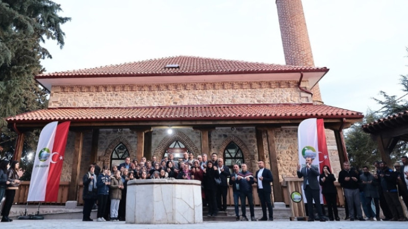 ÇİVRİL IŞIKLI MAHALLESİNDEKİ TARİHİ CAMİ İBADETE AÇILDI