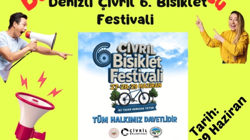 ÇİVRİL BELEDİYESİ 6.BİSİKLET FESTİVALİNE HAZIRLANIYOR