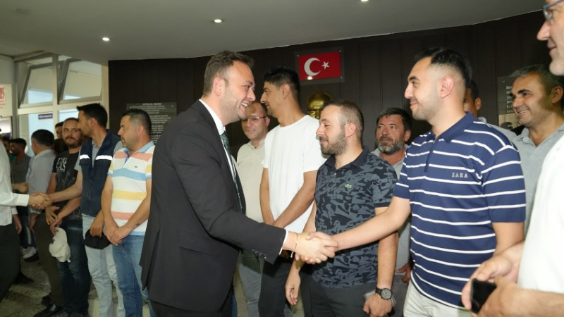 ÇİVRİL BELEDİYESİNDE BAYRAMLAŞMA PROGRAMI DÜZENLENDİ