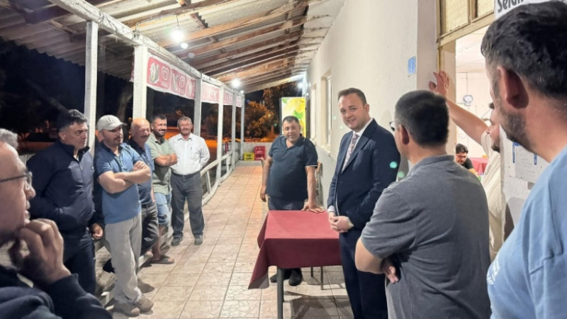 BELEDİYE BAŞKANI SEMİH DERE İSHAKLI SAKİNLERİ İLE BULUŞTU