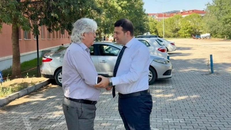 KAYMAKAM FATİH CIDIROĞLU, ATASAY KAMER MESLEK YÜKSEKOKULUNU ZİYARET ETTİ