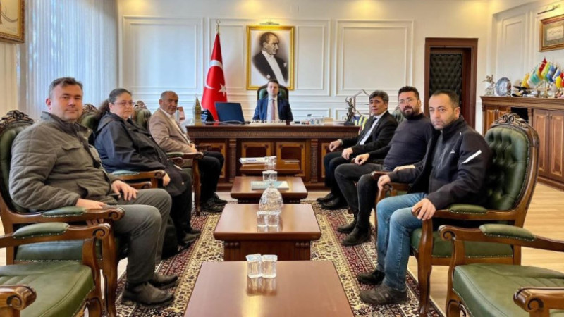 Dernek Yönetiminden Kaymakam Fatih Cıdıroğlu’na Ziyaret