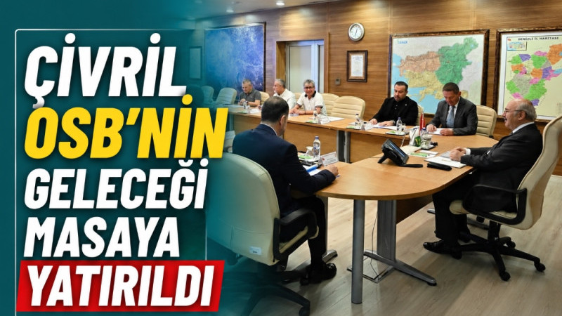 Çivril OSB İçin Valilikte Toplantı Yapıldı