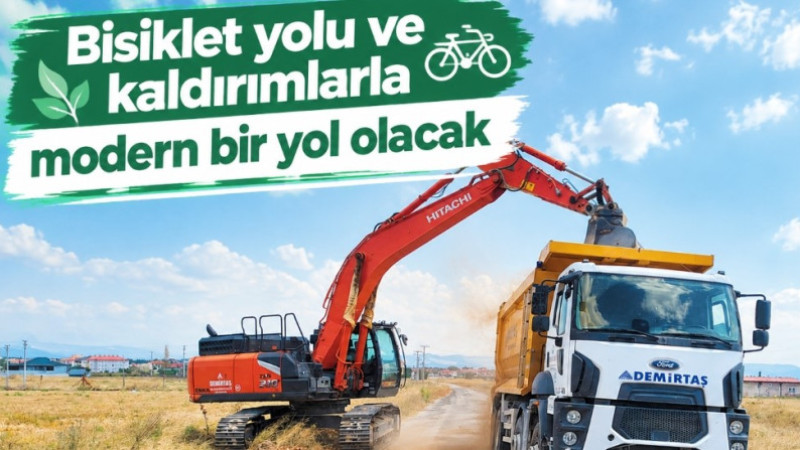 Çivril'de Sanayi Yolunda Çalışma Başladı