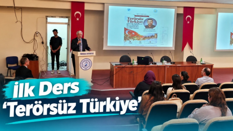 PAÜ Çivril Ziraat Fakültesinde Yeni Dönem “Terörsüz Türkiye” Dersiyle Başladı