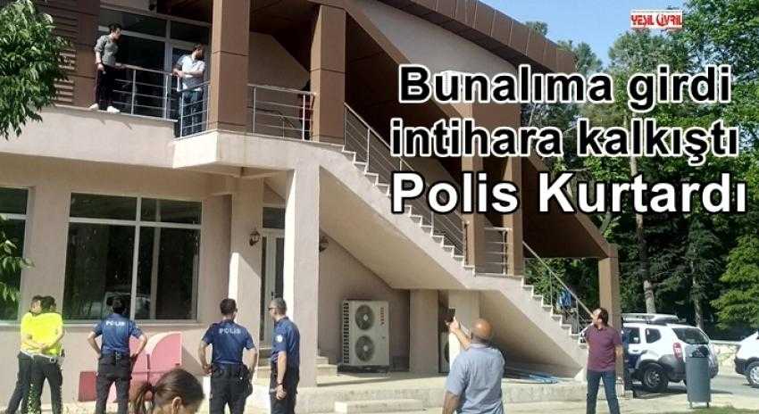 BUNALIMA GİRİNCE İNTİHARA KALKIŞTI