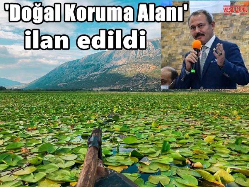 IŞIKLI GÖLÜ DOĞAL SİT ALANI İLAN EDİLDİ