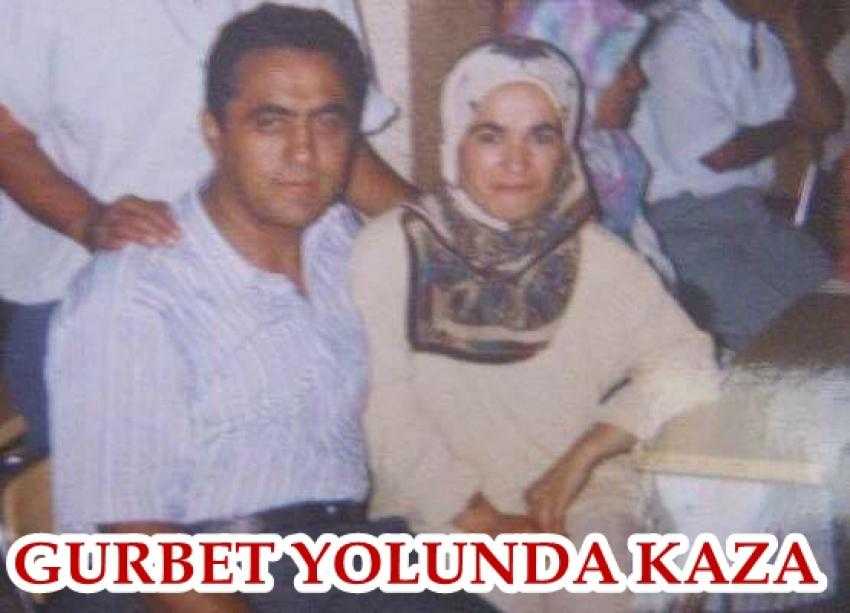 ÇİVRİLLİ AİLE GURBET YOLUNDA KAZA YAPTI: 2 ÖLÜ, 1 YARALI