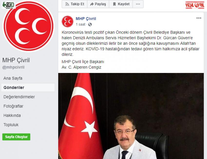 KENDİ PARTİSİ VE BELEDİYEDEN GEÇMİŞ OLSUN MESAJI YOK