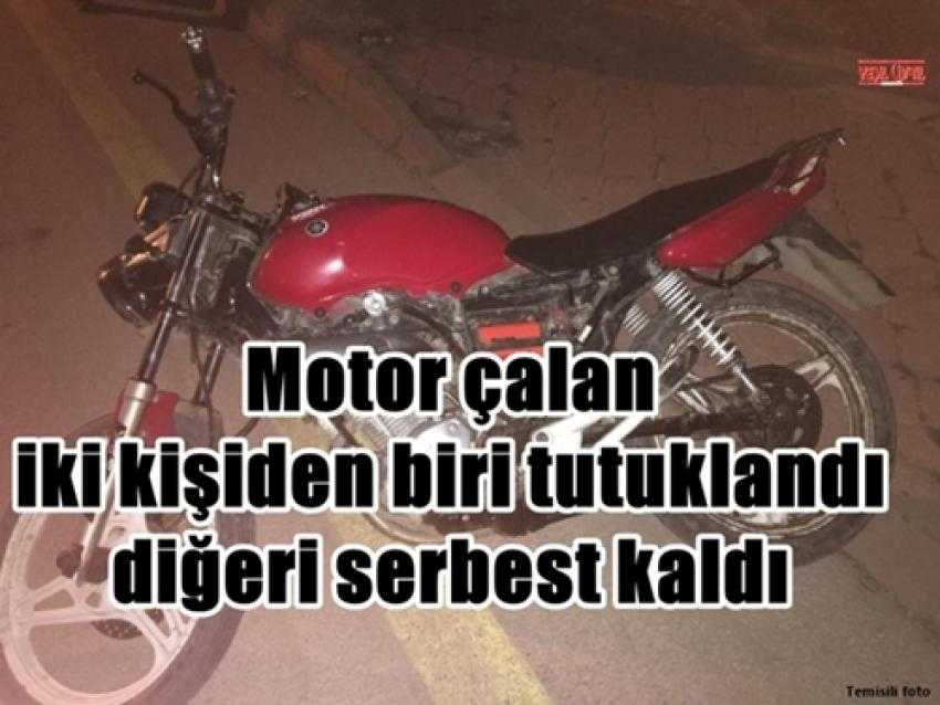 DİNARDAN GELDİLER MOTORSİKLET ÇALDILAR