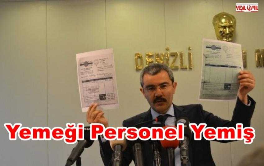 PERSONEL ANKARA'DA YEDİĞİ YEMEĞİ BELEDİYEYE ÖDETTİ