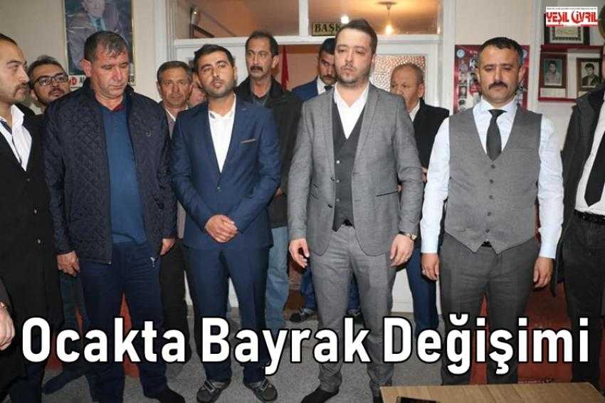 ÇİVRİL ÜLKÜ OCAKLARINDA BAYRAK DEĞİŞİMİ