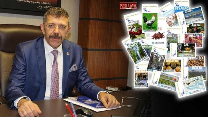 İLÇELER HATIRA PULLARDA